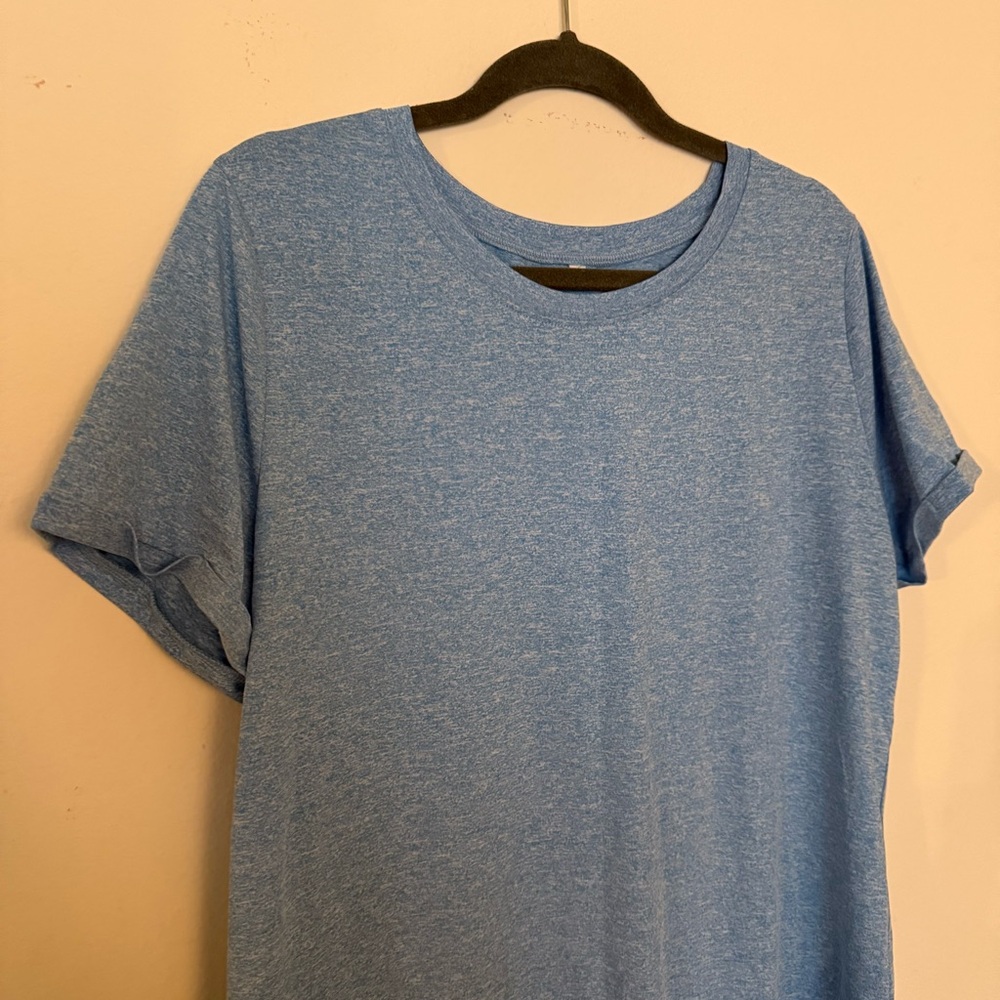 Blue Workout Top - Picture 2 of 3